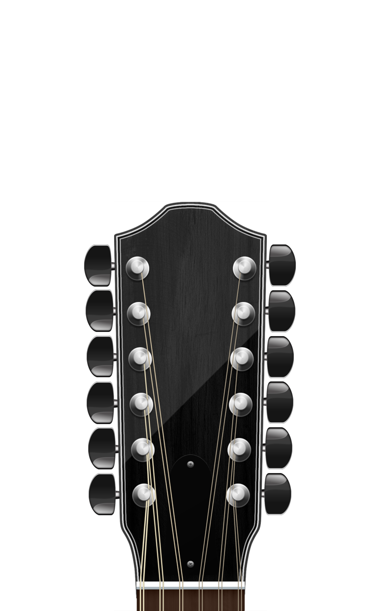 Clavijero de  con clavijas de afinación